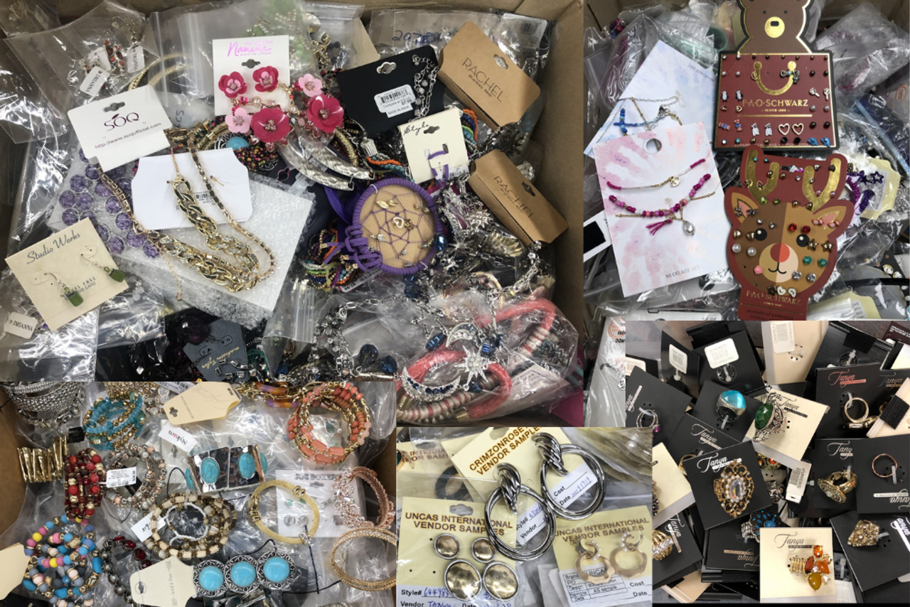 200 pcs Jewelry Wholesale Liquidation Lots -Every case is