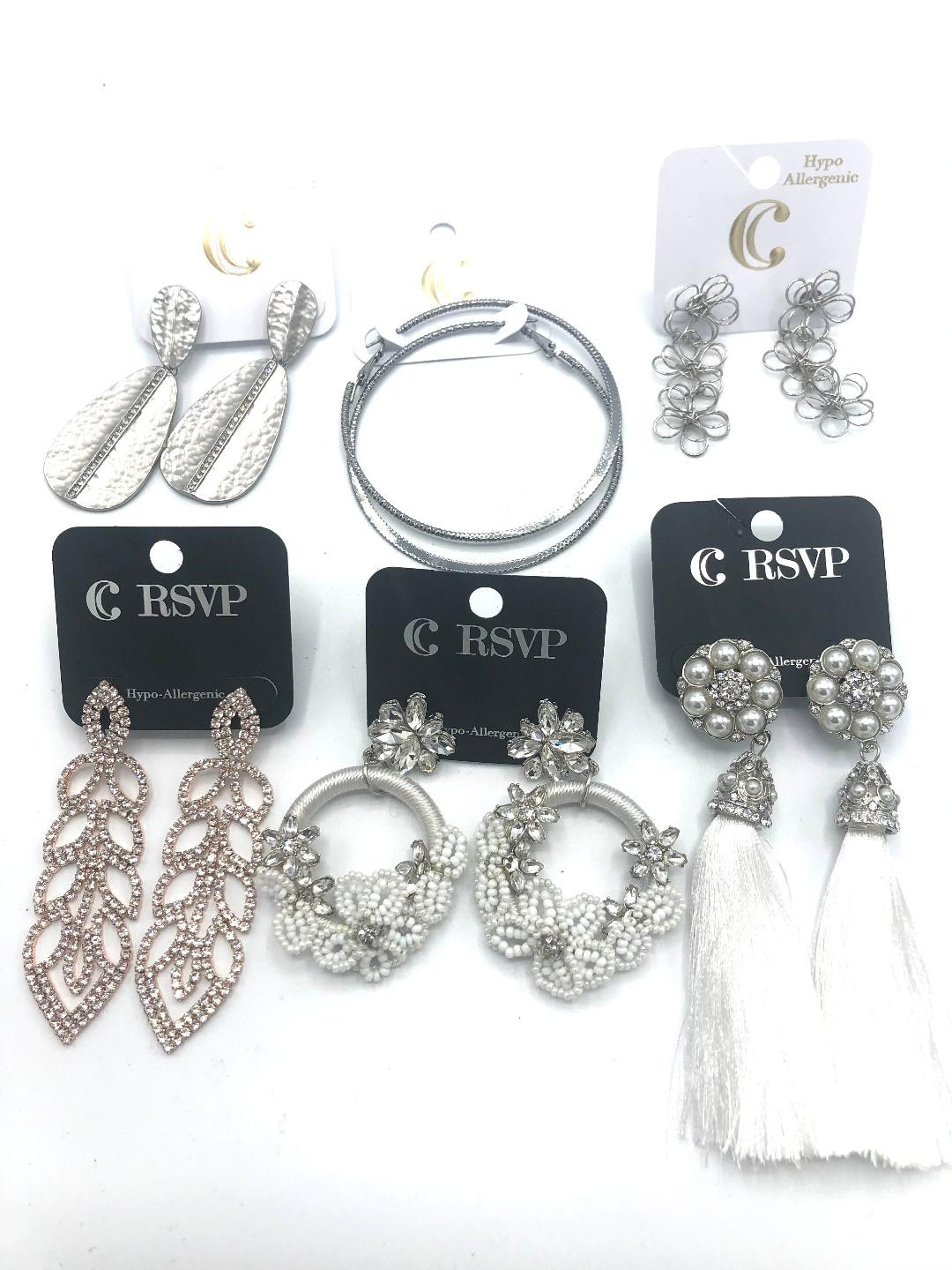 50 Pair All Designer Name Brand Earrings Amazing lot !!quality