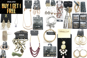 Buy 1 Get 1 FREE!! $1,250.00 Jewelry Lot- ALL Name Brands