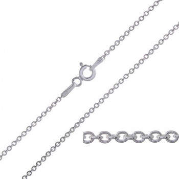 144 pcs Cable Chains Your choice of Sterling silver or Rhodium plate  + Made in USA 24 inches  Will not Fade or Tarnish 