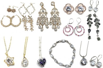 25 PCS Swarovski Crystal Jewelry- All One Of A Kind - Necklaces ,Bracelets & Earrings- Limited Supply! 