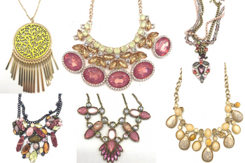 25 Macy's High End Necklaces  over 100 Different Styles pre priced $49.50 each 