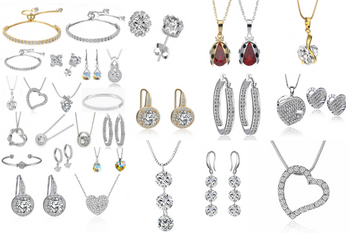 50 pc Swarovski Elements Jewelry Necklaces, Bracelets & Earrings All High Quality 