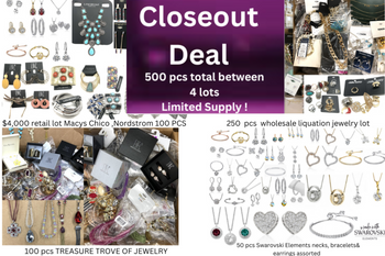 Closeout Deal- 500 pcs Between 4 lots - Only 2 lots Left !!