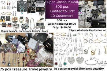 Super Closeout Deal- 300  pcs Between 4 lots - Limited to First 10 Customers    