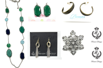 24 pcs  Premier Designs Necklaces, Bracelets, Earrings & Brooches - 24 different styles 