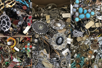 5 lbs Repurpose Jewelry  lot  for parts & Jewelry making