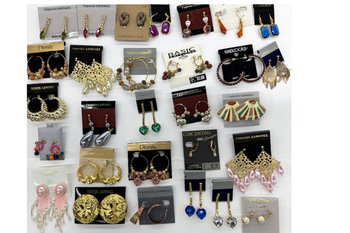 1500 Pair Vintage Earrings over 100 styles - Deadstock- Only .42 cents a pair 