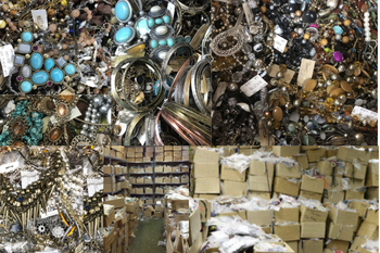 10 lbs. Vintage & Modern Jewelry Lot mixed recycled jewelry