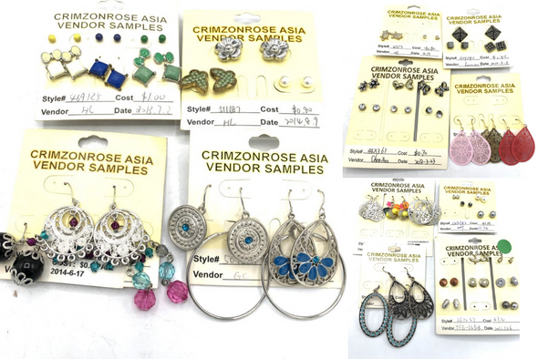 500 Cards Treasure Trove Multiple Earrings - over 400 different styles !! Only 6 lots available !! 500 Cards Treasure Trove Multiple Earrings - over 400 different styles !! Only 6 lots available !!