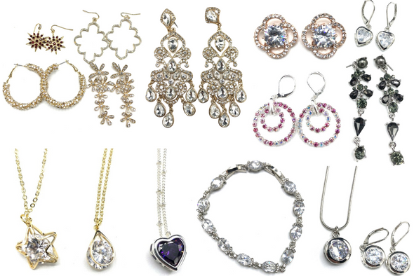 50 PCS Swarovski Crystal Jewelry- All One Of A Kind - Necklaces ,Bracelets & Earrings- Limited Supply! 
