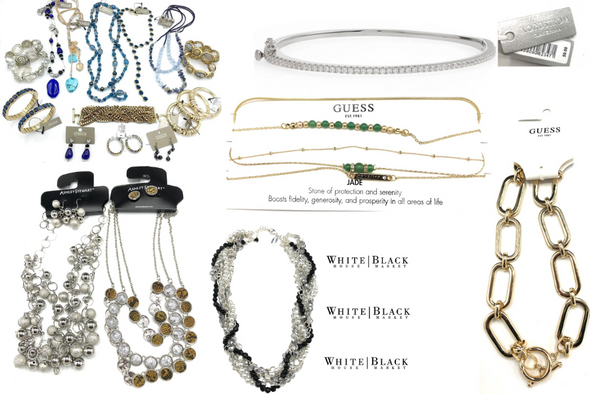 $4,000 High end Jewelry-Macy's, White House Black Market & Guess