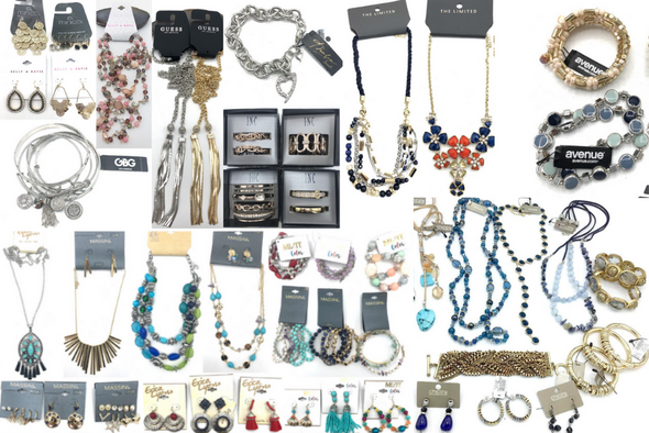 23 Different Name Brands + Designers Jewelry Lot- 100 pieces 