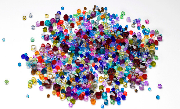 500 pieces Swarovski® Crystal Bead mix Assorted Colors