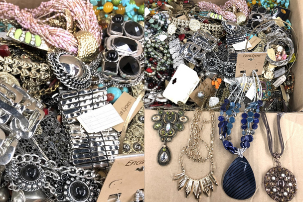 50 lbs Name Brand JEWELRY LOT Some Perfect, Some not