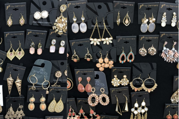 100 Pair Sample Earrings by Gennaro Gorgeous styles !! Every pair is Different 