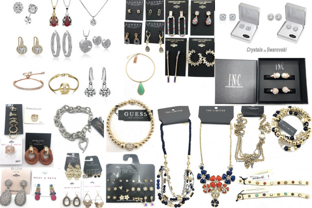 $12,000.00 All High end Jewelry-Macy's , Nordstrom, Chico's, Guess ect..This is the  Best  Assortment of Jewelry  We Carry!!