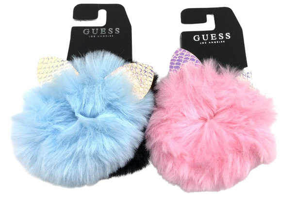  12 Cards of  Guess Hair  Scrunchies  2 colors has shown  Each card has 2 pieces on each 