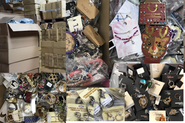 200 pcs  Jewelry Wholesale Liquidation Lots -Every case is different -No two boxes are the same!!-ONLY .95 Cents each