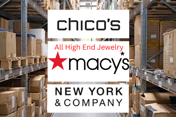  $2,000.00 All High end Jewelry- Macy's, Chico's , New York & CO