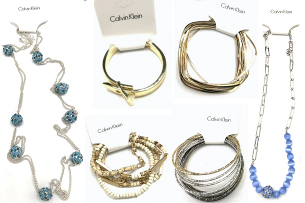 25 Pcs Calvin Klein Necklaces & Bracelets Only- Over 50 Different Styles 0nly $3.99 each 