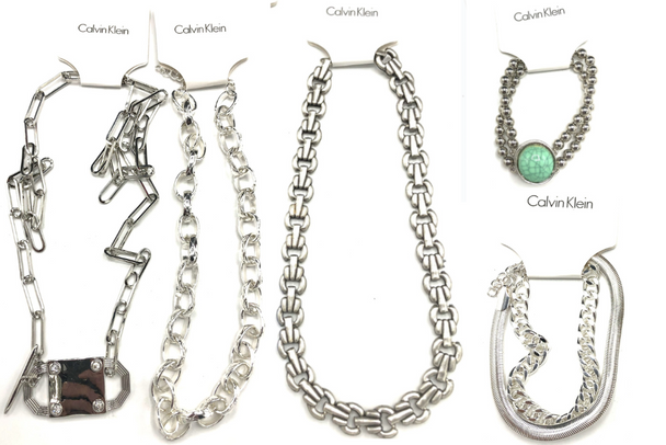 50 Pcs Calvin Klein Necklaces & Bracelets Only- Over 50 Different Styles 0nly $3.99 each 