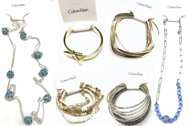 50 Pcs Calvin Klein Necklaces & Bracelets Only- Over 50 Different Styles 0nly $3.99 each 