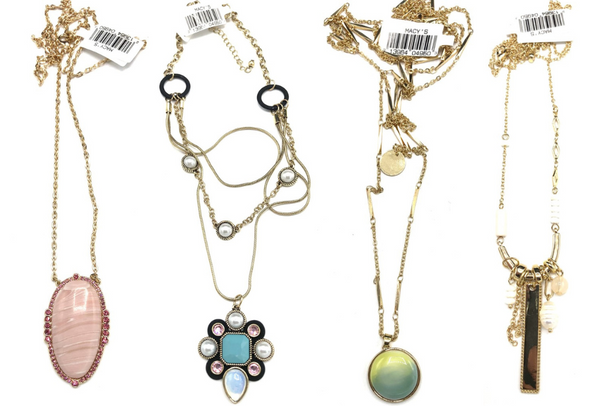 Macy's High End Necklaces  over 100 Different Styles pre priced $49.50 each 