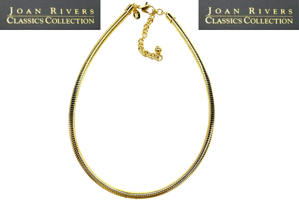 12 Joan Rivers Vintage Round Omega Necklaces