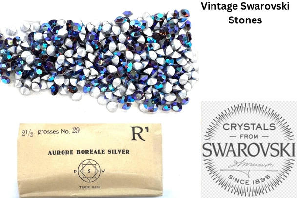 360 pcs Vintage Swarovski Crystal Stones 29 SS size  -Round CHATON