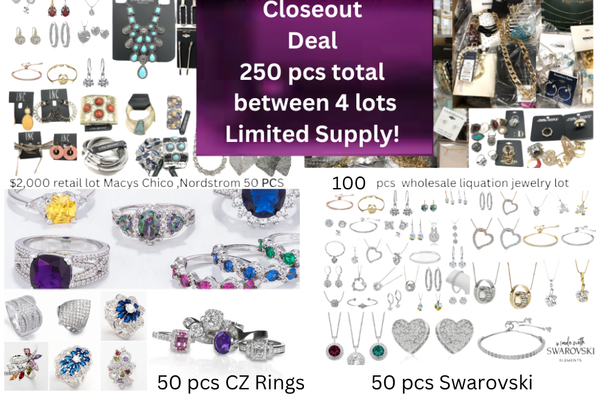  Closeout Deal- 250 pcs Between 4 lots  -Only 4 lots Left !! - Only $1.39 each 
