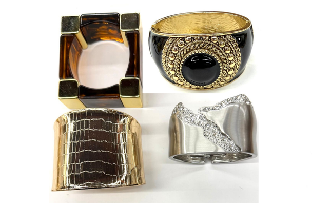 25 Bangle Bracelets - Made for High End Dept Stores   50 different styles!! - Every bracelet Will Be Different ! 