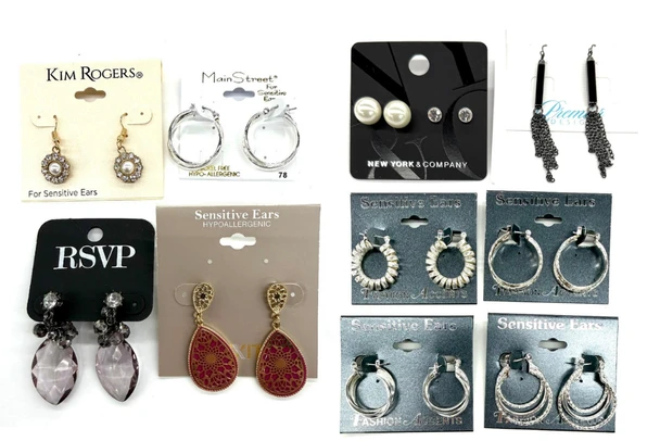 100  Pair  Earrings -50 different styles-Only .95 cents