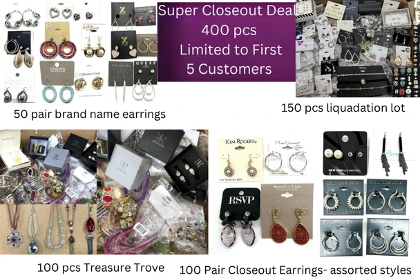 Super Closeout Deal- 400 pcs - Limited to First 5 Customers  