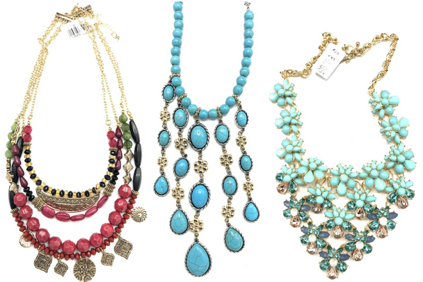  30 pcs-High End Boutique  Necklaces Over 100 Different Styles  pre-priced $59.95 ea= $1,798.00 -OVER 300 DIFFERENT STYLES 