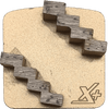 Worx+ Zig Zag Redi Lock Diamond metal for concrete grinding applications. Excellent for aggressive grinding, aggregate exposure, coating and glue removal. Worx+ Zig Zag Redi Lock Diamond metal for concrete grinding applications. Excellent for aggressive grinding, aggregate exposure, coating and glue removal.