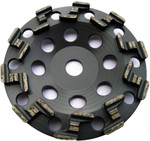 Worx+ Force Cup wheel for angle grinding concrete grinding and polishing applications Worx+ Force Cup wheel for angle grinding concrete grinding and polishing applications