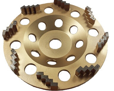 Worx+ Zig-Zag Cup Wheel for angle grinders glue removal and fast aggregate exposure