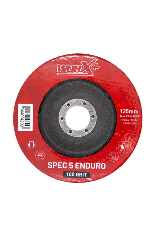 Worx+ Enduro 5, 100 grit