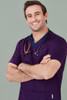 Biz Care Mens Riley V-Neck Scrub Top CST043MS