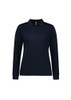 Biz Collection Action Womens Long Sleeve Polo P206LL