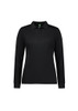 Biz Collection Action Womens Long Sleeve Polo P206LL