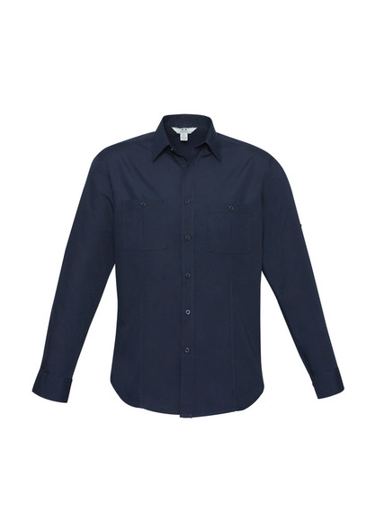 Biz Collection Mens Bondi Long Sleeve Shirt S306ML