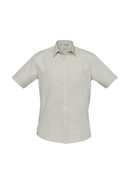 Biz Collection Mens Bondi Short Sleeve Shirt  S306MS