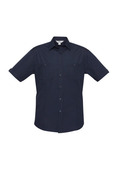 Biz Collection Mens Bondi Short Sleeve Shirt  S306MS