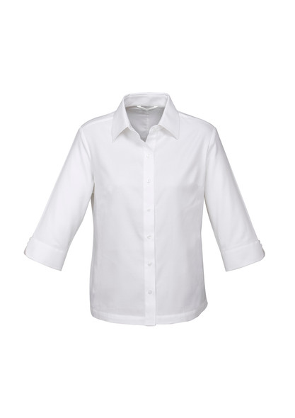 Biz Collection Ladies Luxe 3/4 Sleeve Shirt  S10221