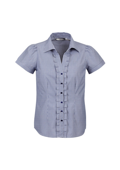 Biz Collection Ladies Edge Short Sleeve Shirt  S267LS