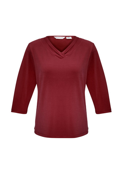 Biz Collection Ladies Lana 3/4 Sleeve Top   K819LT