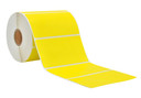 WOD Yellow Nametag Label Rolls - 4"x 2", 500 Blank Stickers per Roll, Rectangular Permanent Adhesive, LB-DTT