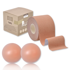 Boob Cover Tape for Breast Lift, Contour, and Push-Up - Waterproof with Strong Hold Boob Cover Tape for Breast Lift, Contour, and Push-Up - Waterproof with Strong Hold